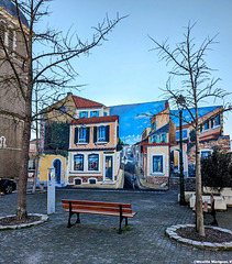 Fresque du quartier de la Chaume (Les Sables-d'Olonne) France