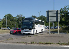 Ambassador Travel (NX contractor) 307 (BV72 XGL) at Fiveways, Barton Mills - 11 Jul 2025 (P1210477) Ambassador Travel (NX contractor) 307 (BV72 XGL) at Fiveways, Barton Mills - 11 Jul 2025 (P1210477)