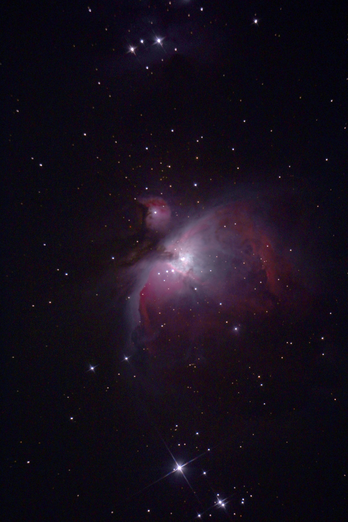 M42, Orion nebula (view on black)