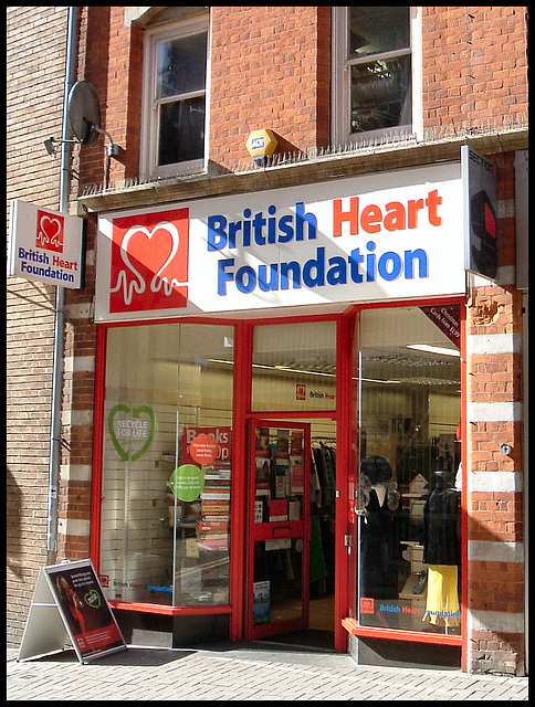 British Heart Foundation shop