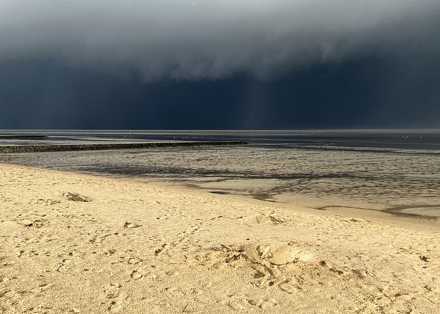 Sturm an der Nordsee