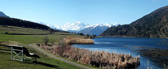 "König Ortler" vom Haidersee aus... ©UdoSm