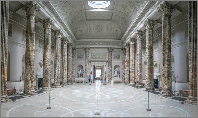 The marble hall - Kedleston - Derby.