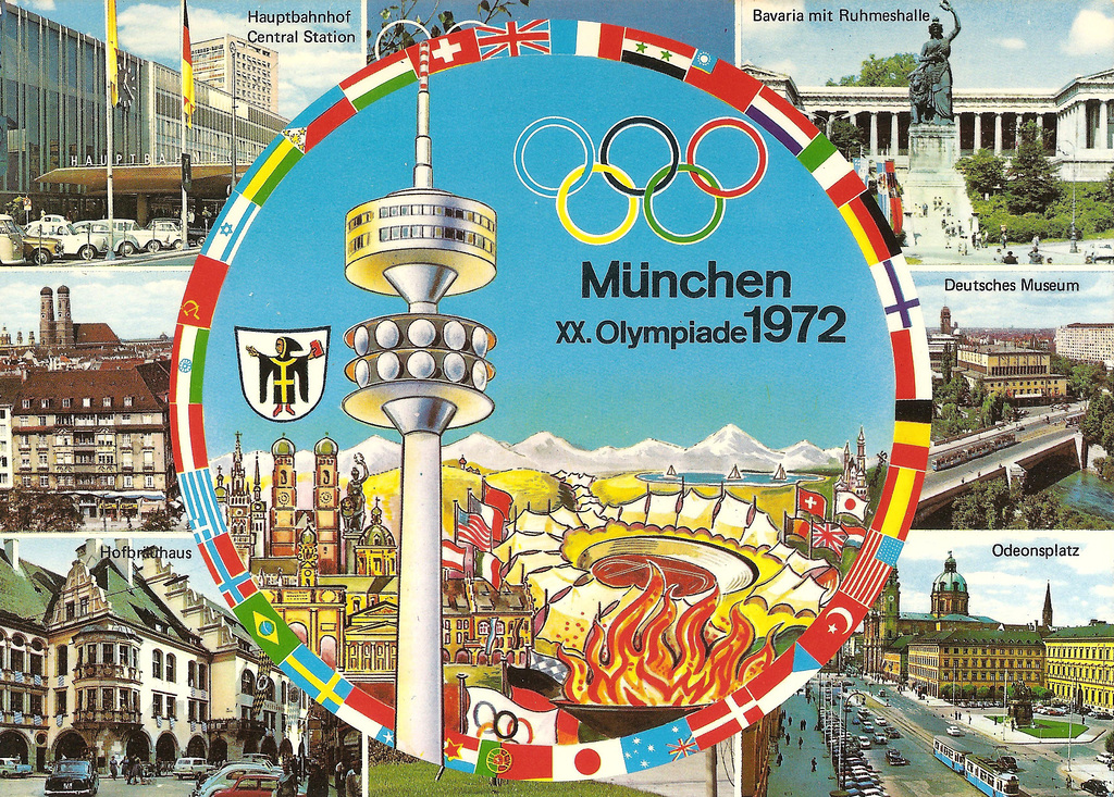 Munich / München (D). 1972. (Carte postale scannée).