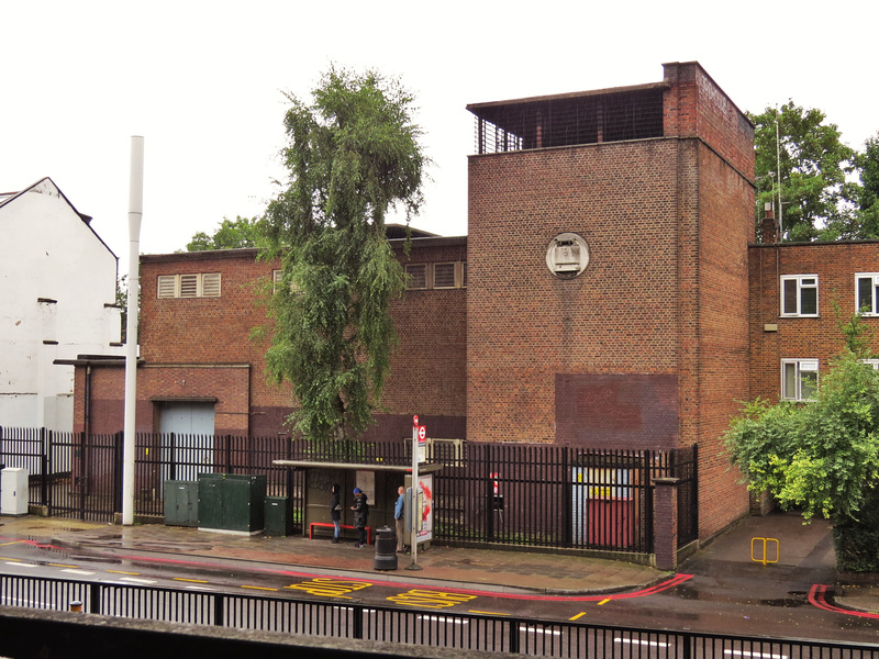 tube electricity sub station, archway road, london