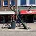 Leaning lamp post of Leiden