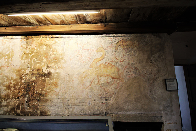 Wall Paintings, Traquir House, Borders, Scotland