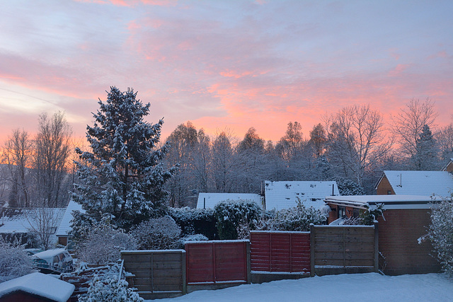 A Christmas card from my home.