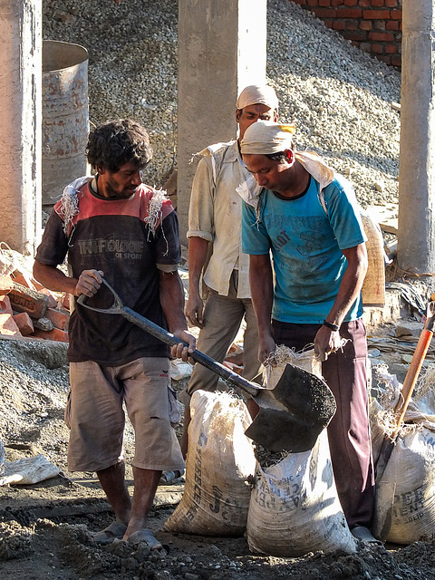 Bauarbeiter, Uttarakhand, 2012