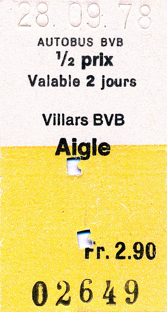 auto Villars-Aigle