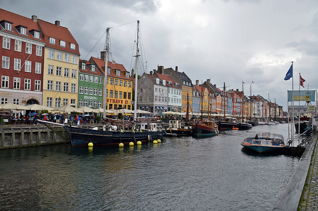 Im alten Hafen in Kopenhagen