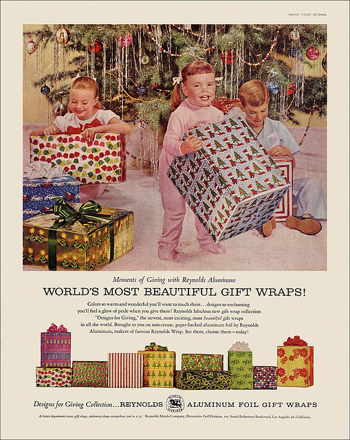 Reynolds Aluminum Christmas Ad, c1959