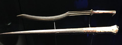 Bronze Scimitar and Horn Peg