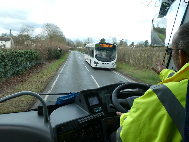 Coach Services of Thetford CS12 BUS at RAF Honington - 25 Mar 2023 (P1140786)