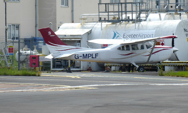 G-MPLF at Exeter (1) - 17 July 2020