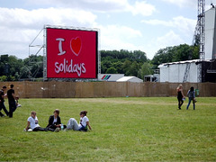 photo 23-bénévole camping au festival Solidays à lhippodrome de Longchamp 07.2007