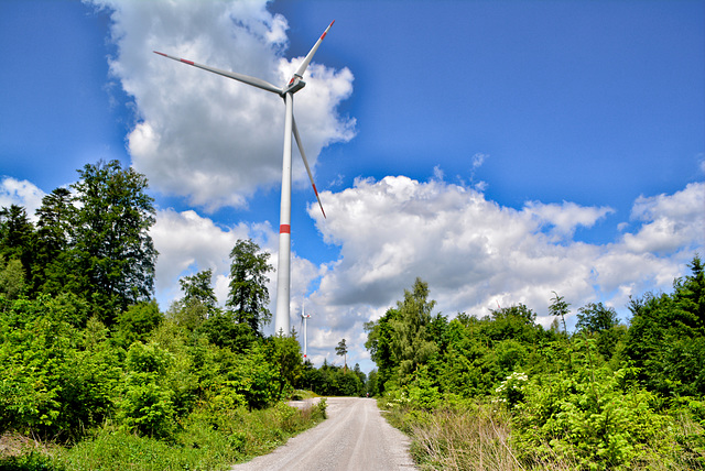 Windpark Kohlenstraße Limpurgen Bergen