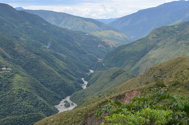 Bolivia, North Yungas Road (Death Road), Deep Canyon of Coroico