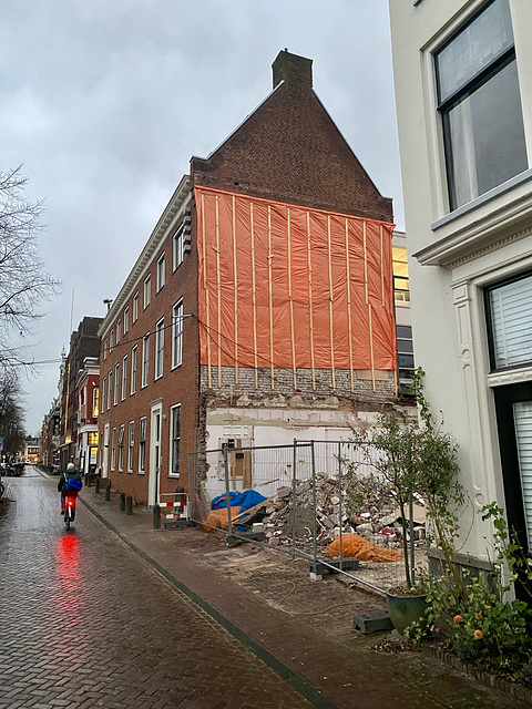 Demolition on the Herengracht