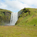 Iceland, The Skogafoss Waterfall from Bottom to Top