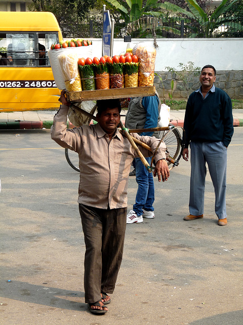 Delhi- Flower Seller