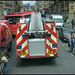 back of a fire engine