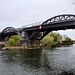 Ruhrbrücke der ehemaligen Rheinischen Eisenbahn (Mülheim an der Ruhr) / 30.03.2024