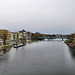 Die Ruhr von der alten Eisenbahnbrücke aus (Mülheim an der Ruhr) / 30.03.2024