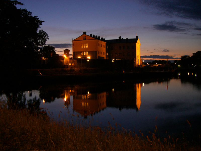 Blaue Stunde am See