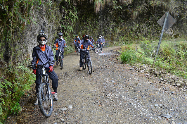 Bolivia, North Yungas Road (Death Road), Ready to Continue the Trip