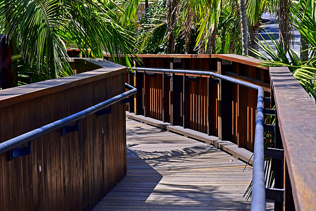 Walkway up to the park