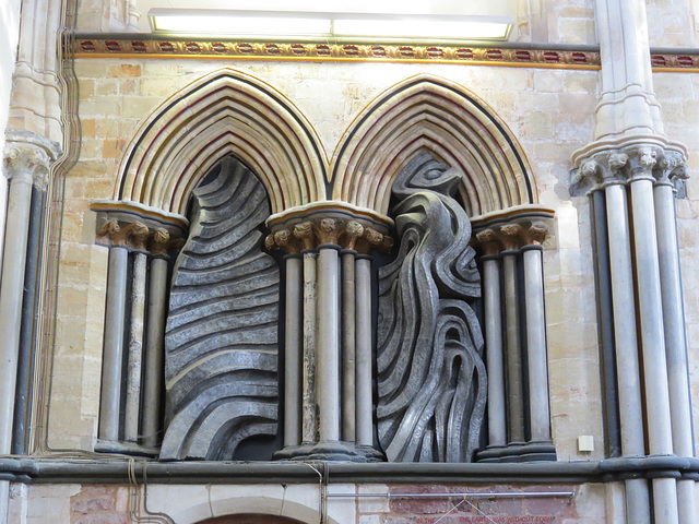 chapter house, exeter cathedral, devon