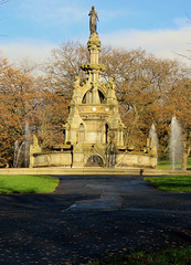 stewart memorial fountain, kelvingrove park, glasgow