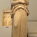 Statue of a Woman Wearing a Peplos from Athens in the National Archaeological Museum in Athens, May 2014