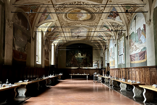 Territorial Abbey of Monte Oliveto Maggiore 2024 – Refectory