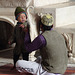 Delhi- Father and Son in the Jama Masjid