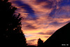 Winter dawn skies this morning