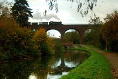 2-8-0 Tank loco #4270 approaching Kidderminster