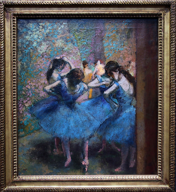 Danseuses bleues , huile sur toile d'Edgar Degas