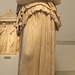 Statue of a Woman Wearing a Peplos from Athens in the National Archaeological Museum in Athens, May 2014