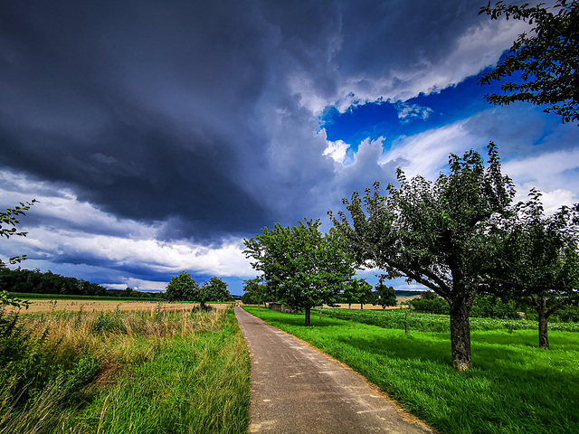 Unwetter im Anmarsch / Rainstorm Approaching (060°)