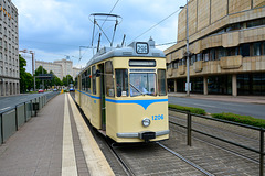 Leipzig 2015 – Straßenbahnmuseum – Tram 1206 at Augustusplatz