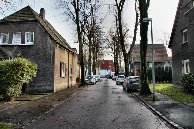 Löhstraße in der Zechensiedlung Scholven (Gelsenkirchen-Scholven) / 24.12.2022