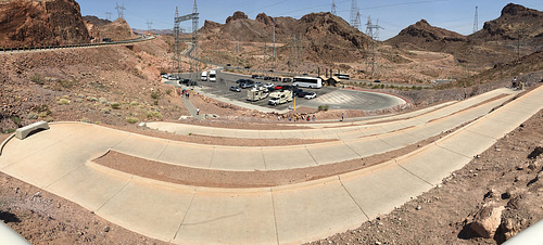 Parking Area For Mike O'Callaghan - Pat Tillman Memorial Bridge (0860)