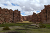 Bolivian Altiplano Ancient Lava Fields, Entrance to the Catal River Canyon