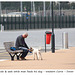 Man, dog, bins & bench Western Curve Dover 7 5 2022
