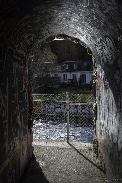 auf dem Kloster Fahr-Weg ... unter dem Letten-Viadukt (© Buelipix)