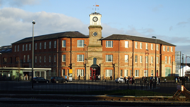 Derby: former Midland Railway offices 2012-12-10