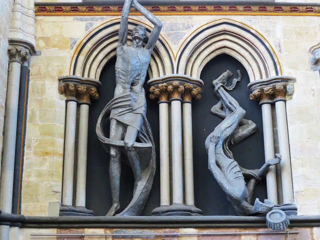 chapter house, exeter cathedral, devon