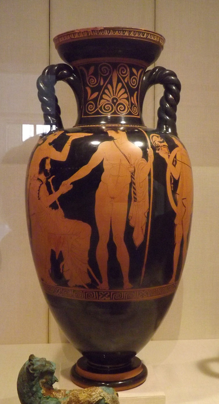 Terracotta Neck-Amphora Attributed to the Lykaon Painter in the Metropolitan Museum of Art, May 2015